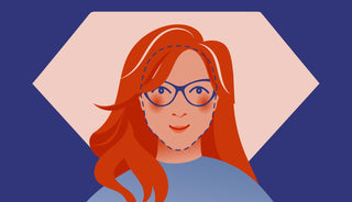 How to Choose Glasses for a Diamond Face Shape