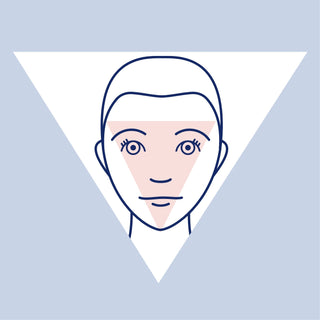 Eyeglasses for triangle faces